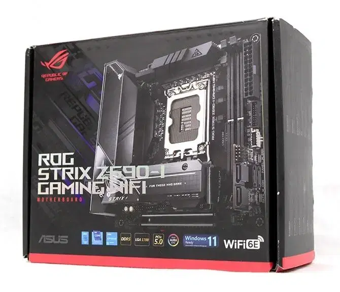 ASUS ROG STRIX Z690-I GAMING WIFI의 보드BOX